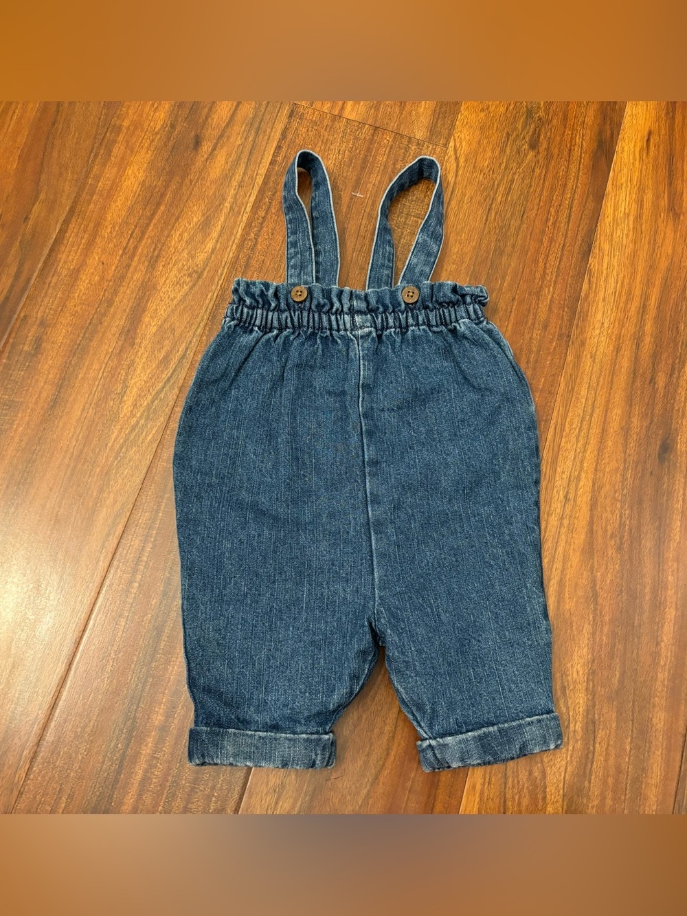 Oliver & Rain Denim Jean Overall Suspender Pants